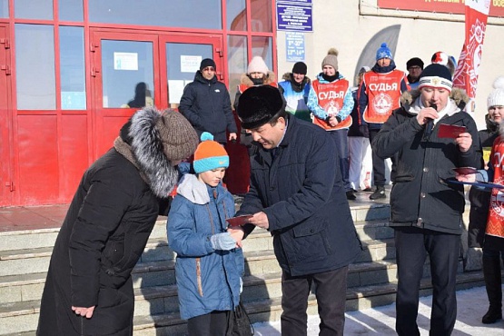 Вручение знаков отличия ГТО в Альшеевском районе